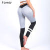 Vertvie Printed Patchwork Yoga Pants