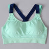 Mermaid Curve Spaghetti Strap Fast Dry Elastic Sport Bra