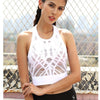 Mesh Yoga Top Sleeveless Shirt